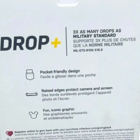 OTTER BOX Disney MICKEY MOUSE & CO.  Drop+Ultra Thin Symmetry iPhone 13 PRO Case - Picture 7 of 7